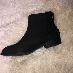 Brand new black booties